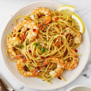 Spaghetti Prawns